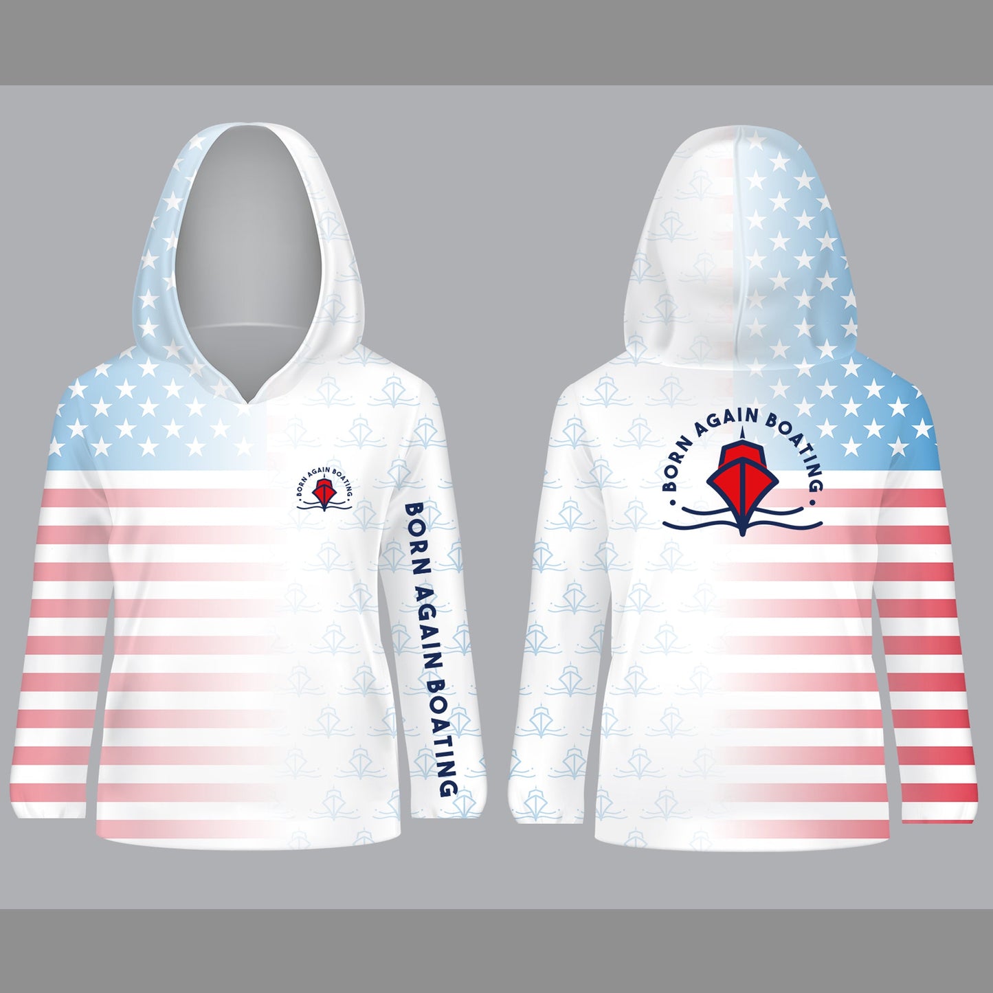 American Fade Fishing Hoodie