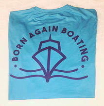 Load image into Gallery viewer, B.A.B Blue Long Sleeve Fishing Shirt
